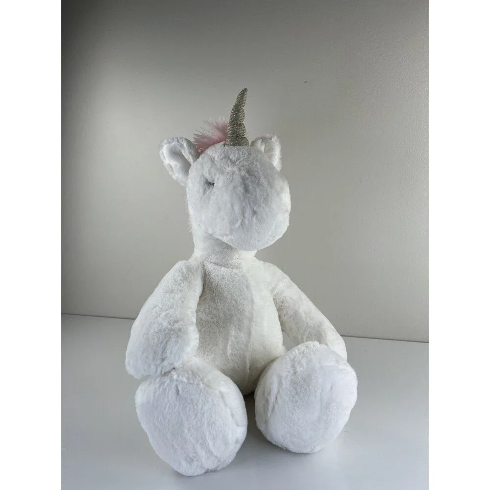 Mudpie Large Stuffed Animal Plush Unicorn Pony Horse Lovey Toy 15” Gift Toy
